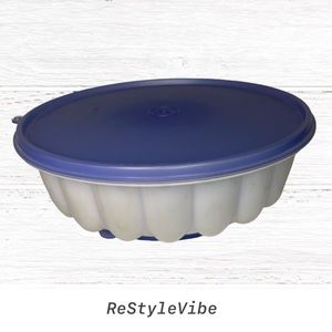 Tupperware Jel-Ring Mold Gelatin 6 Cup Capacity 90s Retro Vintage